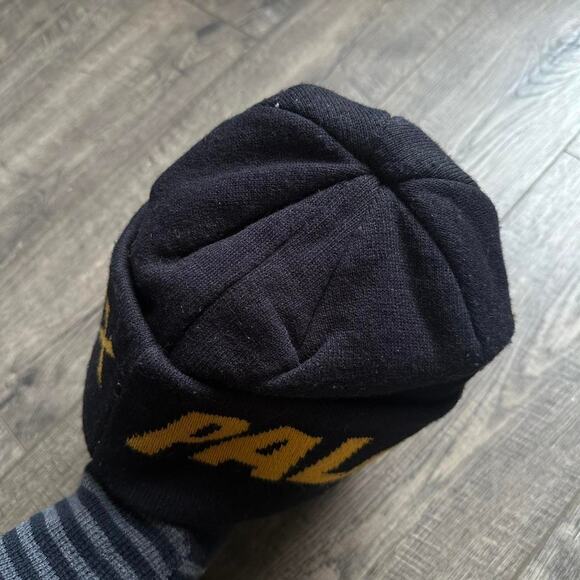 Rare Black Yellow Palace Arc’teryx Winter Hat Cuffed Beanie - Picture 5 of 8